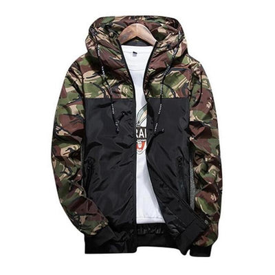 CAMO WINDBREAKER