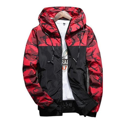 CAMO WINDBREAKER