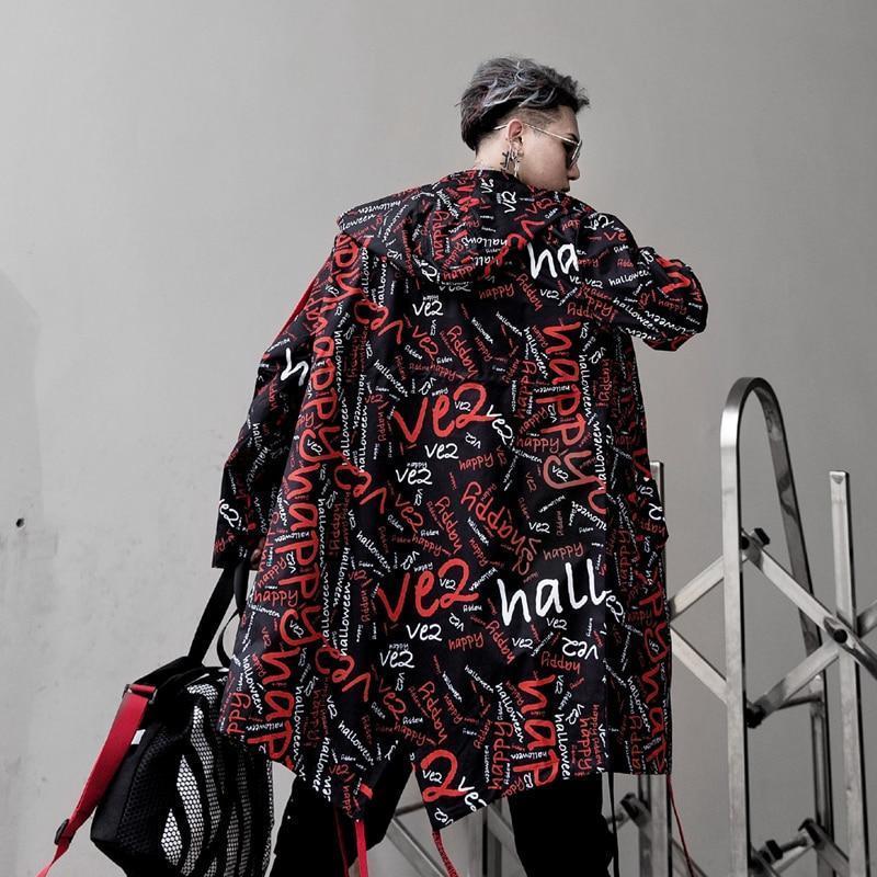 GRAFFITI TRENCH COAT