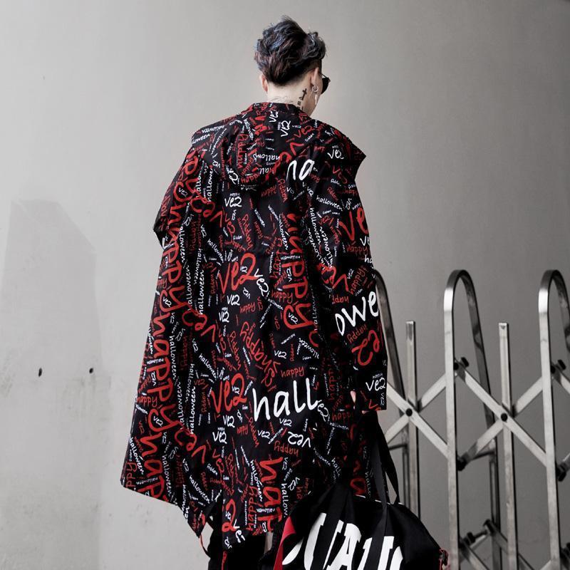 GRAFFITI TRENCH COAT