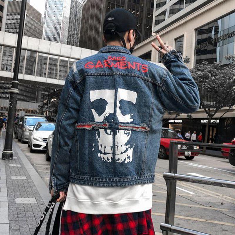 SKULLING DENIM JACKET