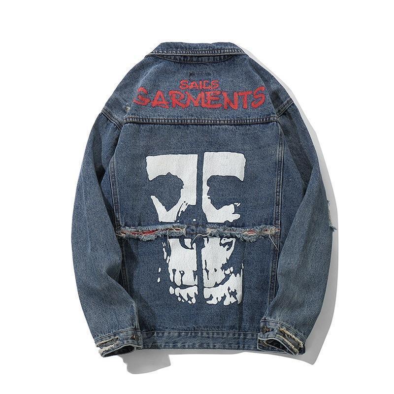 SKULLING DENIM JACKET