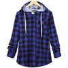 PLAID HOODED SHIRT