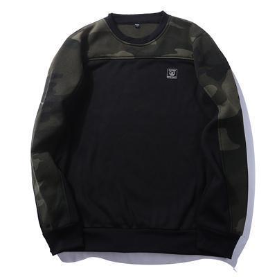 CAMO PULLOVER SWEATSHIRT