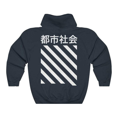 KANJI STRIPE HOODIE