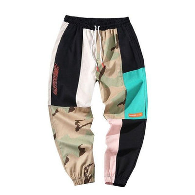 CAMO BLOCK JOGGERS