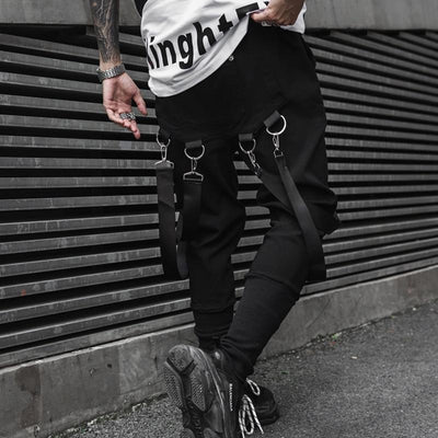 SUSPENDER STRAPPED JOGGERS